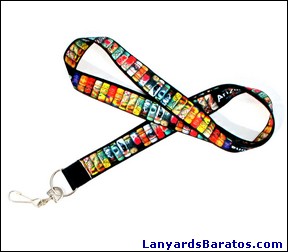 Lanyards en sublimación a todo color.